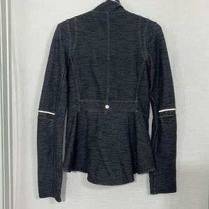 Lululemon Black/Fossil‎ Ride On Blazer Moto Jacket